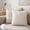 Beige, variant on Lanbertent Decorative Throw Pillow, 2-Pack 18"x18" Chenille Couch Pillows, Soft Modern Neutral Cushion for Sofa Living Room Bedroom, Brown (2-Pack Inserts Included)