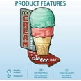 thumbnail image 2 of "Enjoy Ice Cream Vintage Metal Tin Sign Retro Ice Cream Plaque Poster Metal Wall Decorative Tin Signs for Home Cold Drink Shop Restaurant Coffee Shop Club Bar Decoration, 2 of 6