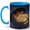 Blue, variant on Moon Girl Hug 11oz Ceramic Mug, Celestial Dream Art