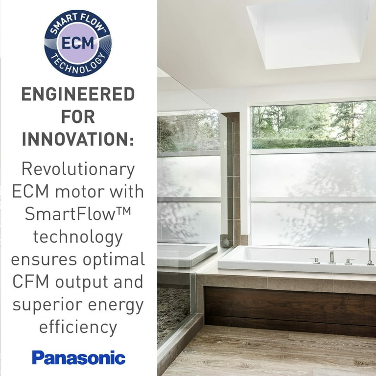 Panasonic FV-0511VQ1 WhisperCeiling DC Ventilation Fan, Speed