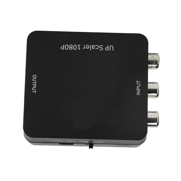 Convertidor AV A HD, Adaptador De Reproductor, Portátil Flexible, Fácil De Operar, Compatible Con De Entrada De Vídeo Para NTSC/PAL. Para Cámara DVD Para Juegos A TV
