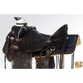 thumbnail image 5 of 16 In Western Horse Wade Saddle American Leather Ranch Roping Dark Brown Hilason, 5 of 6