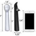thumbnail image 2 of Cuchara para helado, 2 piezas, 7 pulgadas, antiadherente, anticongelante, de una pieza, de aluminio, apta para lavavajillas, 2 of 7