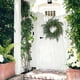 thumbnail image 5 of Adornos navideños: Corona navideña para colgar en la puerta, decoración floral artificial, decoración de plástico., 5 of 6