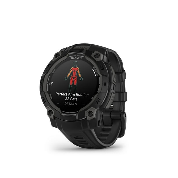 Garmin Instinct® 3 AMOLED GPS Smartwatch - 45-mm - Black with