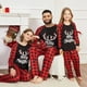 thumbnail image 4 of Pijamas cálidos de Navidad para la familia, trajes a juego familiares con estampado de alce y letras de dibujos animados, ropa de vacaciones para bebé, 2023, 4 of 4