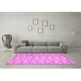 thumbnail image 3 of Ahgly Company Indoor Round Solid Pink Modern Area Rugs, 8' Round, 3 of 4
