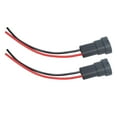 thumbnail image 4 of Socket Wires, Easy Installation  Conductivity 12V Copper High Temperature Resistant 2Pcs Male Adapter Wiring Harness  For H11 H8 880 890 Bulb Models, 4 of 8