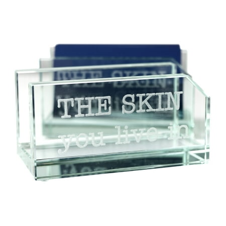 Personalized Executive Cards - Personalized Executive Glass Business Card Holder
