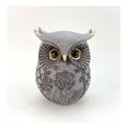 thumbnail image 2 of Jiallo Canada Modern Ceramic Decor Owl with Gold Eyes in Gray, 2 of 2
