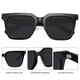 thumbnail image 4 of Gafas de Sol Fozono Grandes Cuadradas Polarizadas UV400 Negras, 4 of 6