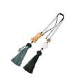 thumbnail image 2 of Espejo retrovisor colgante, accesorios para coche, adorno colgante para coche, Feng Shui, verde oscuro, 2 of 9