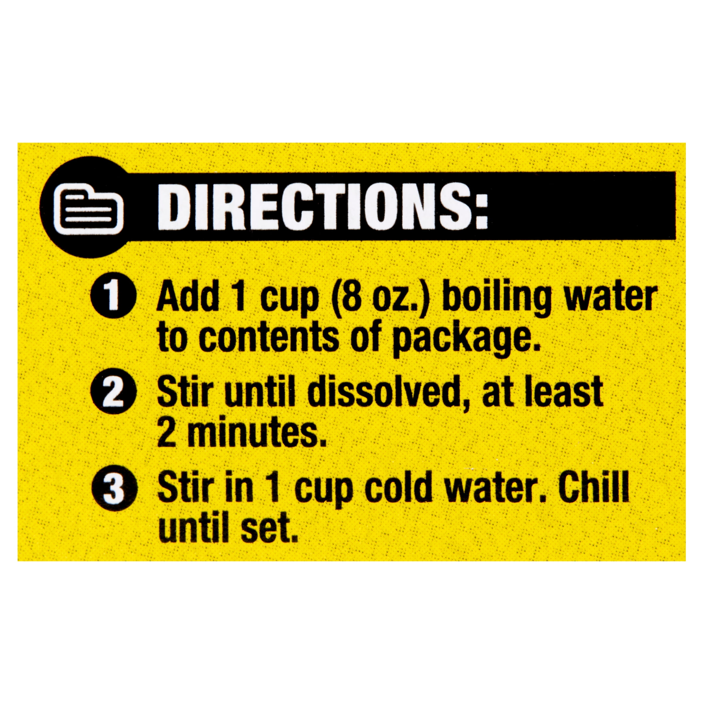Great Value Lemon Gelatin Dessert, 3 oz