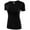 Black, variant on Uccdo Women Compression Sports Fitness Yoga Short Sleeve Tight T Shirts