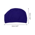 thumbnail image 4 of Unique Bargains 1 Pc Elasticity Swim Cap 5.51"x8.66" Navy Blue, 4 of 6