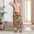 thumbnail image 2 of Kdxio Cars Pattern Men's Pajama Pants, Elastic Waist with Drawstring and Pockets, Comfortable Loungewear-XX-Large, 2 of 6