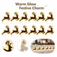 thumbnail image 2 of Led Reindeer Wall Decorations, Wooden Led Illuminated Reindeer Wall Hangings 12Pcs Lights & 1 Remote Set For Home Holiday Display, 2 of 8