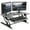Gray/Black, variant on VIVO Black Height Adjustable Standing Desk Monitor Riser Tabletop Sit to Stand