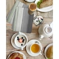 thumbnail image 4 of Sage Green Gray Ombre Kitchen Dish Towels for Drying Dishes Set of 2, Vintage Country Wooden Waffle Weave Microfiber Hand Tea Bathroom Towels Quick Dry & Absorbent Towel 15.7x23.6, 4 of 7