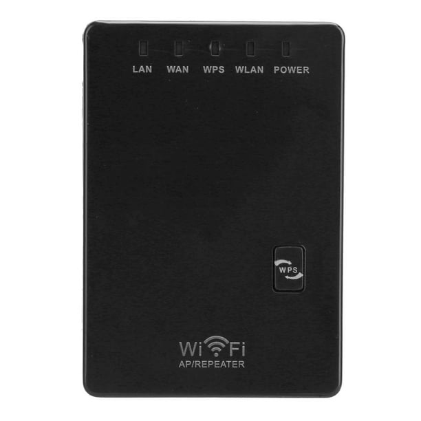 Enrutador de red inalambrico Wifi repetidor de refuerzo unico amplificador SSID 300mbps 100 240VUS enchufe Bodega Aurrera en linea