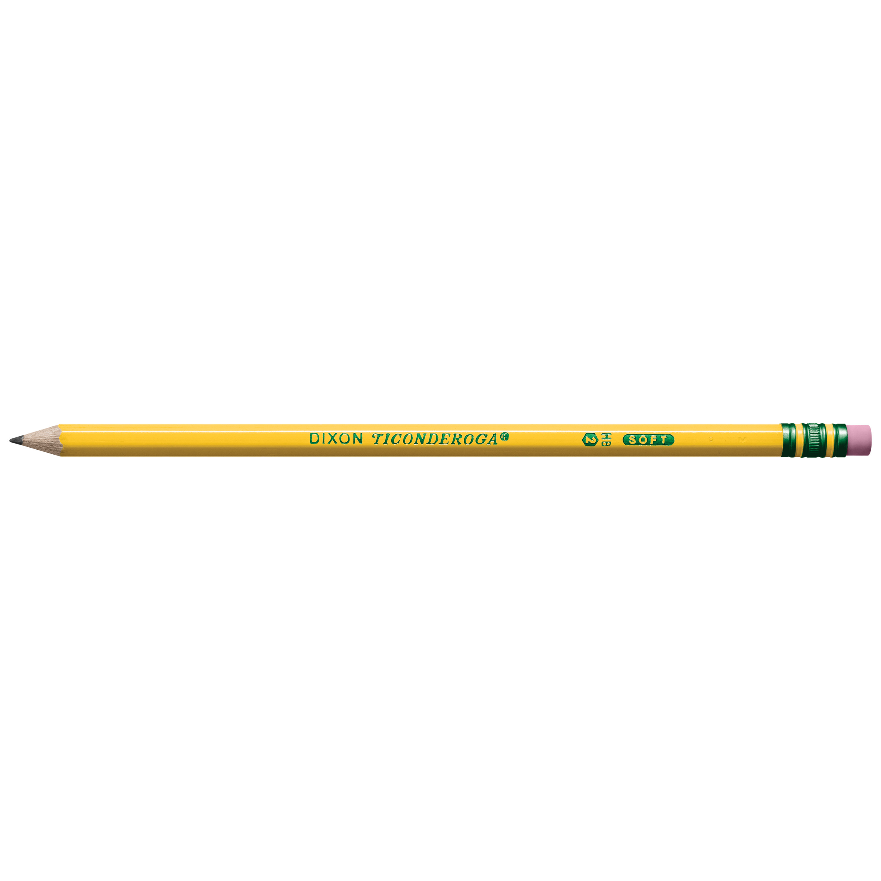 Ticonderoga Wood-Cased Pencils, Pre-Sharpened, #2 HB Soft, Yellow, 30 Count - image 2 of 6