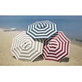 thumbnail image 2 of Sunline  Traditional  9 ft. Tiltable Red White Stripe  Market Umbrella, 2 of 3