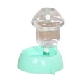 thumbnail image 2 of rygai 500ML/1.8L Cat Food Feeder Automatic Replenishment Large Capacity Mushroom Shape Pet Cat Water Food Container Pet Supply,Green A, 2 of 8
