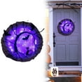 thumbnail image 4 of Clearance Wreath under $15,Halloween Decorations Bat Wreath Holiday Atmosphere For Front Door Wall Decoration (40cm), 4 of 9