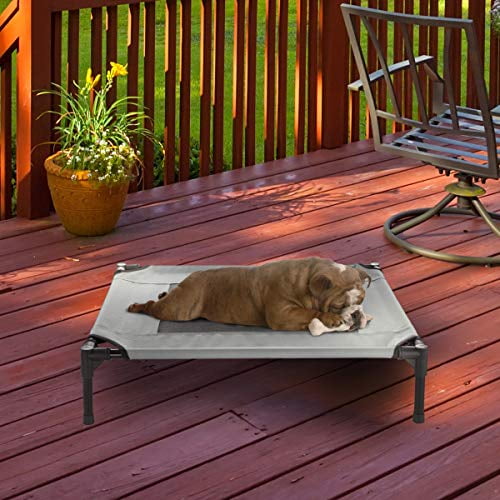 Photo 1 of Petmaker Elevated Pet Bed-Portable Raised Cot-Style Bed W/ Non-Slip Feet, 30x 24x 7 for Dogs, Cats, and Small Pets-Indoor