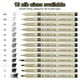 thumbnail image 3 of Bolígrafos Fineliner, bolígrafo de dibujo de 1mm de puntas gruesas para esbozar, paquete de 6, 3 of 6