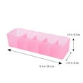 thumbnail image 2 of unbranded Organizador Plástico Rosa Para Ropa Interior Y Calcetines Con Compartimentos, 2 of 8