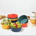 thumbnail image 2 of Under 4 Price Drop Alert Salad Bowl, Blue, Reusable Lightweight Bowl for Rice Noodle Soup Snack Fruit Serving Bowls Salad Bowls Large Bowls for Kitchen Bowls for Salad Vegetable, 2 of 6