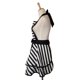 thumbnail image 3 of Lindo delantal retro de algodón hecho a mano para mujeres y niñas, delantal de cocina para cocinar pasteles, regalo para madre (negro) Rojo Verde MX-0130089FYD, 3 of 5