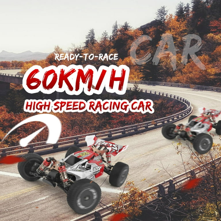 GoolRC Wltoys RC Car Remote Control Car XKS 144001 RC Car 60km/h High Speed  1/14 2.4GHz RC Buggy 4WD Racing Off-Road RTR Drift Car for Kids & Adults