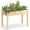 Natural, variant on CONCETTA Wooden Raised Garden Bed - Elevated Planter Box with Drainage & Liner, 34" x 18" x 30" for Backyard/Patio/Balcony (Natural)