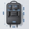 thumbnail image 3 of Bolsa de almacenamiento de gran capacidad para organizador de respaldo de asiento de coche de cuero, 3 of 5