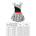 thumbnail image 4 of IBTOM CASTLE Kids Girls Cruella Deville Clothes Halloween Cosplay Pageant Carnival Christmas Birthday Party Fancy Dress up Outfit for Photo Shoot, 4 of 8