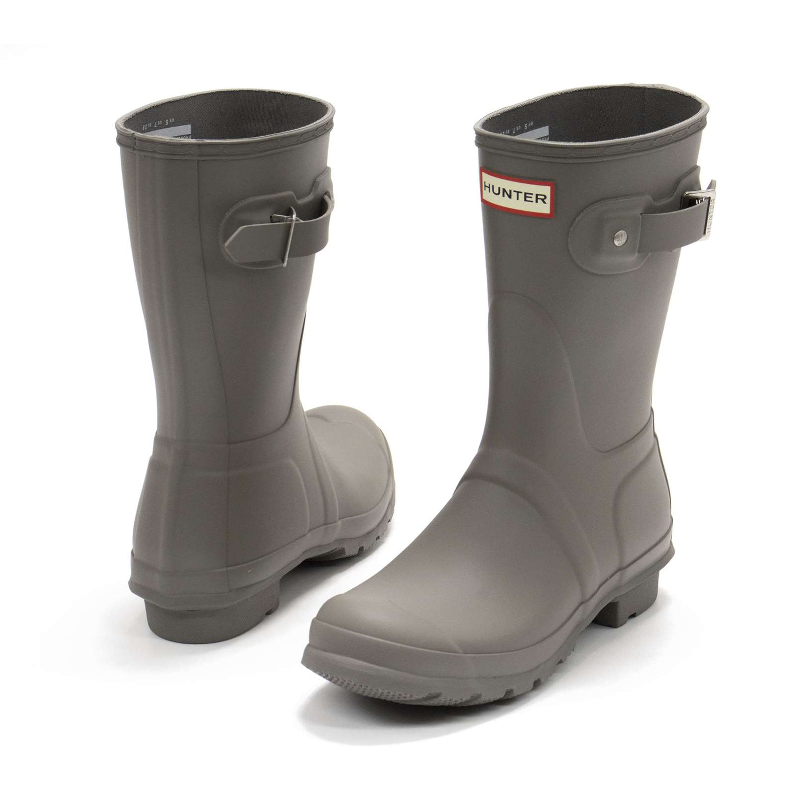 Hunter Women's Original Short Rain Boot, Grey Heron,11 M US