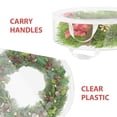 thumbnail image 3 of Loespoir 30inch Christmas Tree Storage Bag, Large Holiday Decoration Storage Bag, Finishing Bag for Wreath, for Indoor Storage, Closet, Garage, Sturdy Zipper Closure(Black), 3 of 4