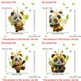 thumbnail image 3 of BAOPAI Cute 2D Acrylic Panda Car Rearview Mirror Hanging Pendant Home Decor Ornament with Easy Installation for Panda Lovers, 3 of 9