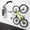 Brown, variant on Swivel Mount Bike Storage Rack, Hanging Bike Rack Garage