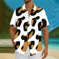thumbnail image 2 of Awdenio Shirts for Men Short Sleeve Shirts Casual Novelty Printed Vintage Bowling Shirt Cuba Beach Summer Shirts Button Up Shirt, 2 of 5