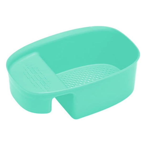 Billuyoard Colador de fregadero, escurridor en forma de silla de montar para frutas y verduras, herramienta de filtro de basura para sopa, Hotel, Cocina y Comedor Verde