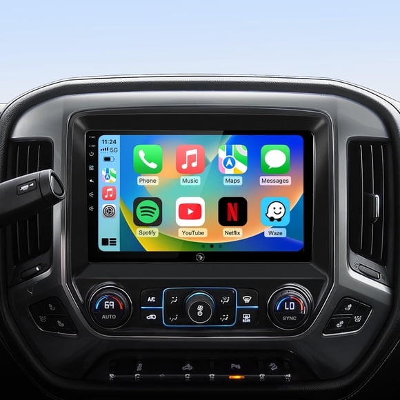 Radio de coche estéreo de 10,2 pulgadas para Chevy Silverado GMC Sierra 2014-2018