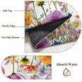 thumbnail image 6 of Runner Rugs 2x6 Ft, Pink Flowers Non Slip Area Rugs for Kitchen Bedroom Entryway, Elegant Spring Floral Pastoral Watercolor Washable Carpet Runner Rug Floor Mats for Bedroom Home Decor, 6 of 8