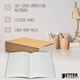 thumbnail image 4 of Libretas Better Office Products Kraft A5 60 Páginas 80gsm Paquete de 24, 4 of 6
