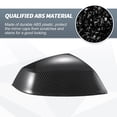 thumbnail image 3 of Unique Bargains Car Rear View Driver Passenger Side Mirror Cover Cap Replacement for Audi Q5 Q7 Pair Black Carbon Fiber, 3 of 5