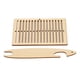 thumbnail image 4 of Lanzadera para tejer, kit de 2 piezas para telar de telar, kit de telar de madera, confiabilidad excepcional, 4 of 14