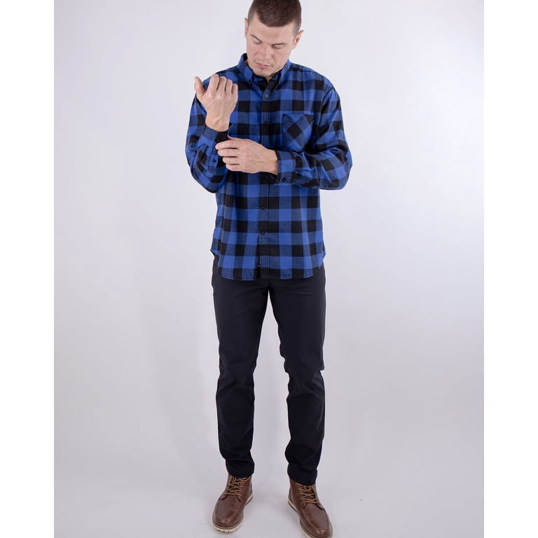 heavy dress shirts Haggar Big Wrinkle Free Classic Fit Dress Shirt in Black