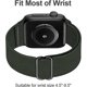 thumbnail image 3 of Bandas elásticas de nailon Solo Loop compatibles con Apple Watch 41 mm 40 mm 38 mm, correa para Iwatch Series 7 6 5 4 3 2 1 Se (leopardo, negro, trébol) negro/le, 3 of 5